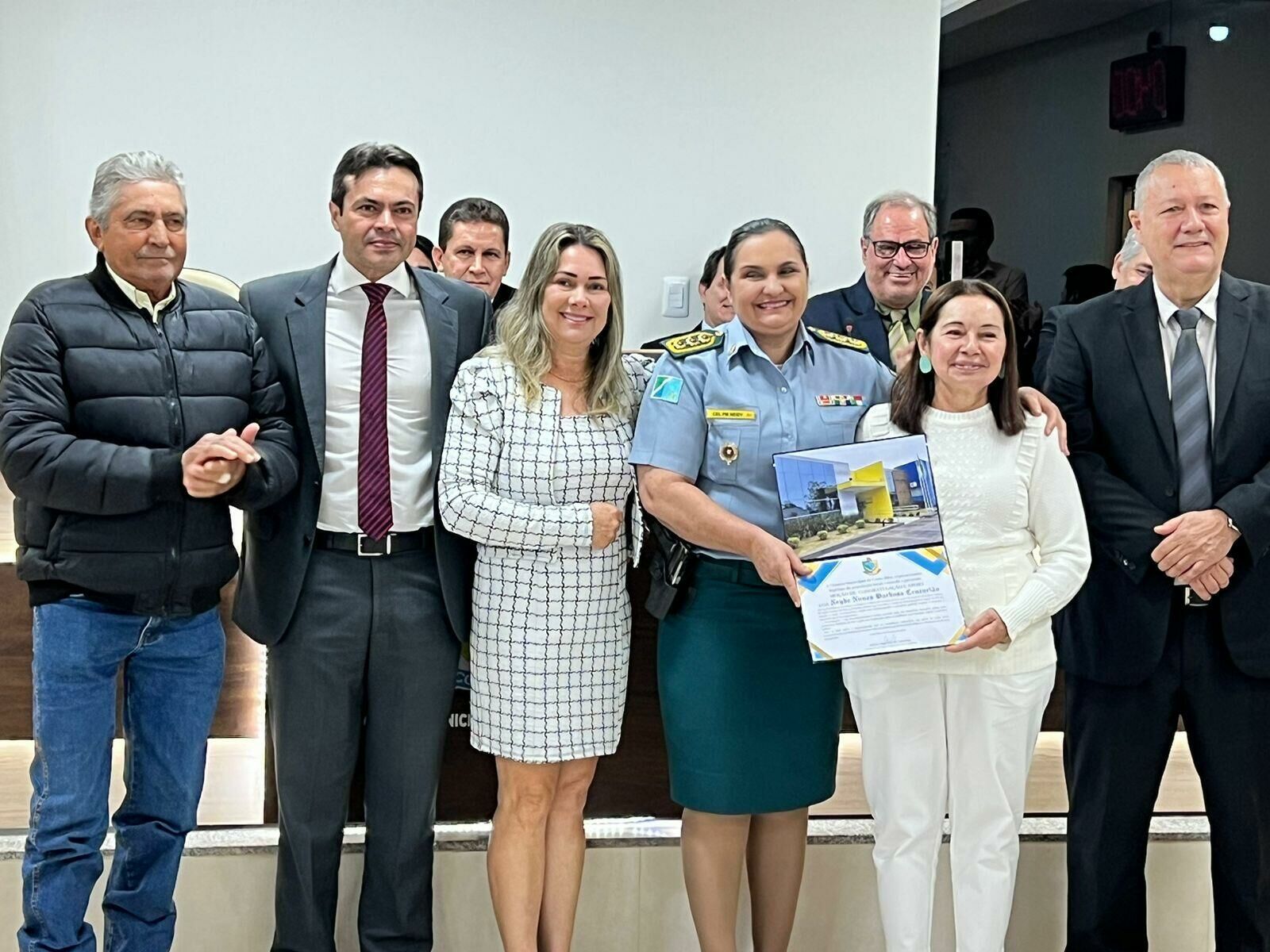 Imagem de compartilhamento para o artigo Desbravando espaços para mulheres na PM, coronel Neidy é homenageada em Costa Rica da MS Todo dia